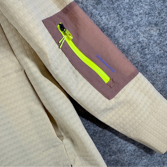 Lululemon Grid Fleece Hiking Pink Clay Jacket Size 4 Gorp Outdoor Casual - Picture 7 of 16